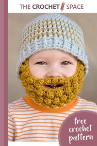 easy crochet bobble beard || editor