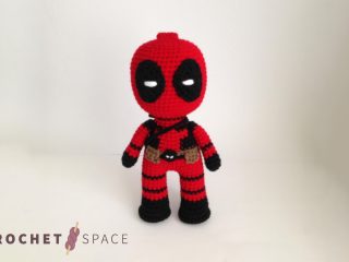 Easy Crochet Deadpool Hero
