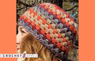 Easy Crochet Granny Beanie || The Crochet Space