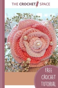 easy crochet rose flower || editor