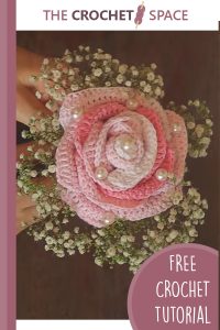 easy crochet rose flower || editor