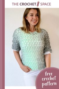 easy lacy crochet t-shirt || editor