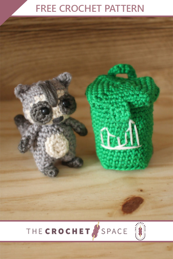 Easy Mini Crochet Raccoon[FREE Crochet Pattern+Tut] The Crochet Space