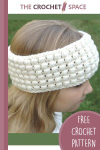 easy puff crochet headband || editor
