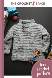 easy toddler crochet sweater || editor