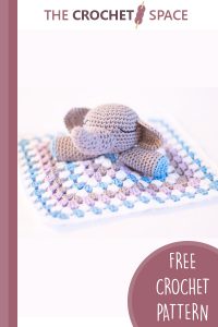 elephant crocheted snuggle blanket || editor