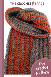every man crocheted scarf || editor