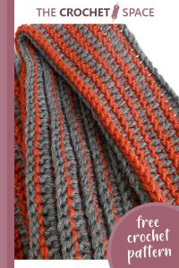 every man crocheted scarf || editor