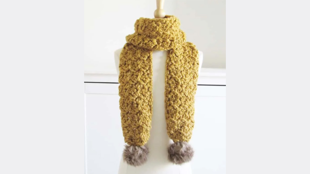 Extra Quick Crochet Scarf