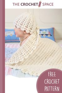 fan crocheted baby blanket and hat || editor