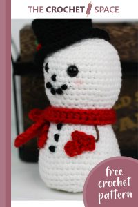 festive amigurumi snowman couple || editor