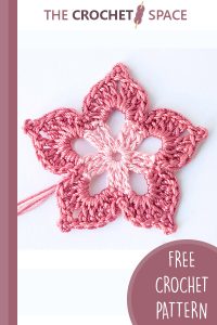 five petals crochet flower || editor