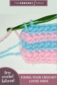 fixing your crochet loose ends || editor