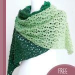 flora verde crochet shawl || editor