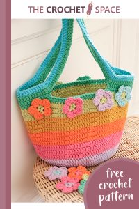 flower market crochet bag || editor