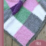 fluffy squares crochet afghan || editor