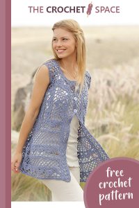 forever lace crocheted vest || editor