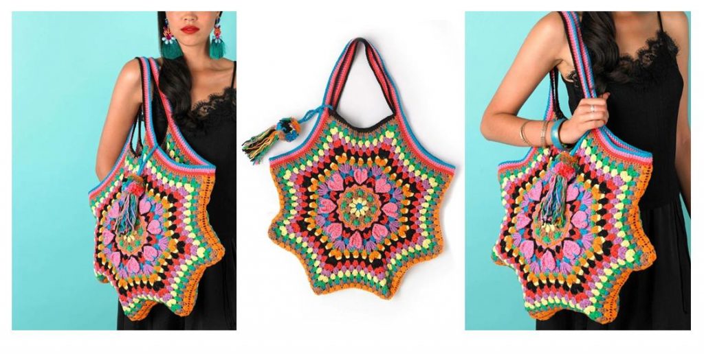 mexican crochet bag