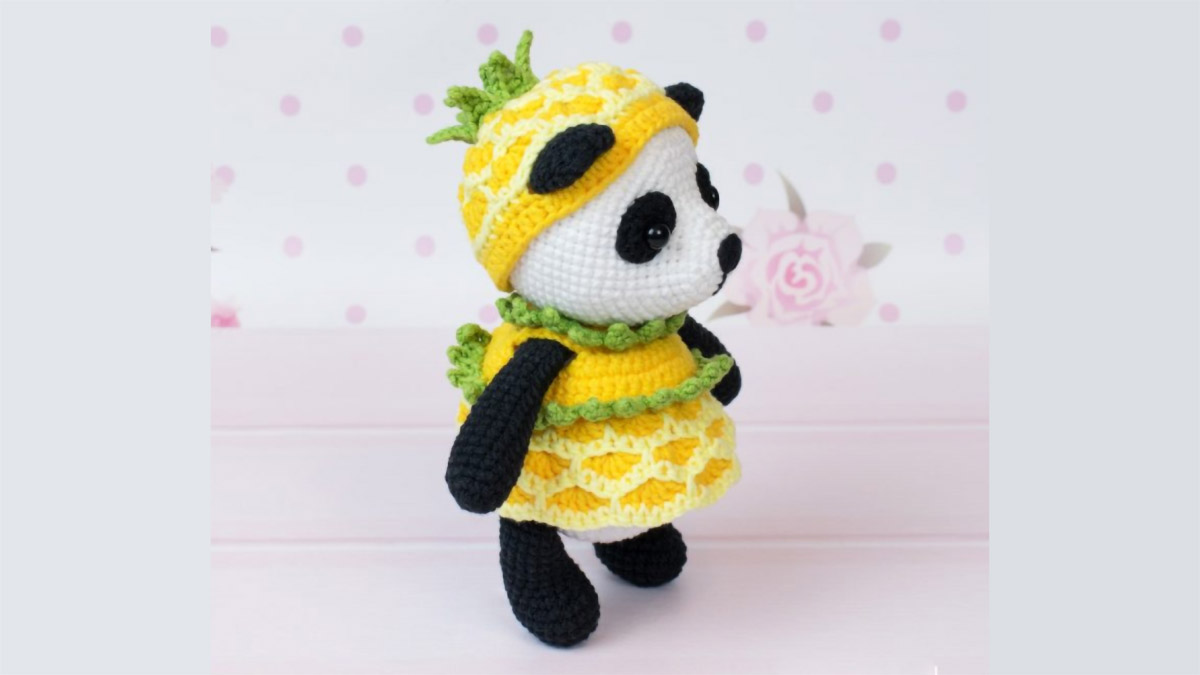 fruitylicious panda crochet toy || editor