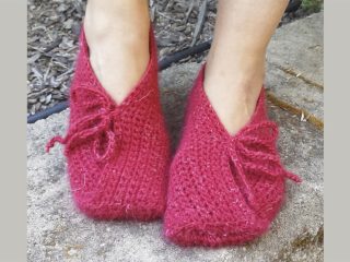 Fuego Crocheted Slippers