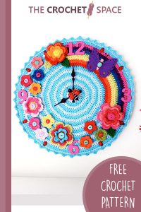 fun crocheted clock || editor