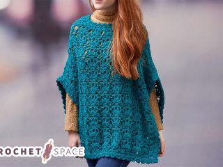Fun Crocheted Party Poncho