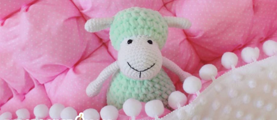 Fun Plush Crocheted Sheep Toy  [FREE Crochet Pattern]
