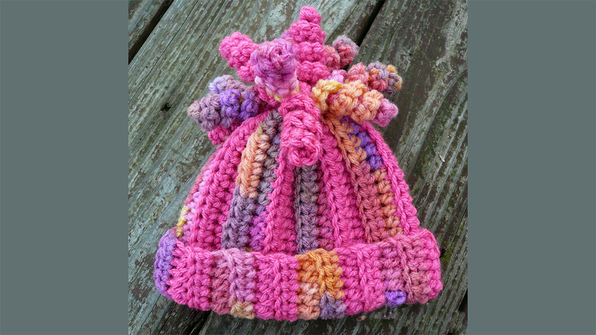funky delaney crocheted hat || editor
