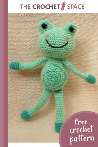 funny croc crocheted frog || editor