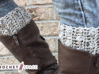 Gabrielle Crocheted Boot Cuffs || thecrochetspace.com
