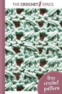 gentle sloped crochet dishcloth || editor