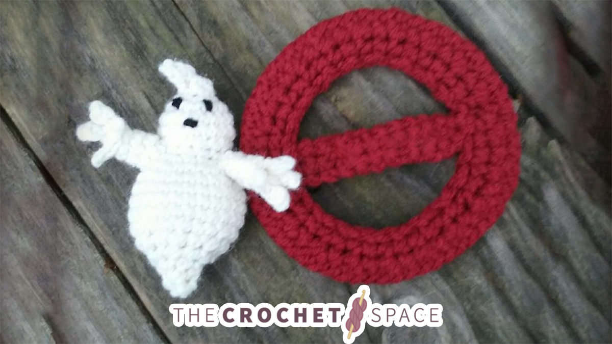 Ghost Busters Crochet Applique || thecrochetspace.com