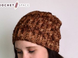Gilded Lily Crochet Beanie || The Crochet Space