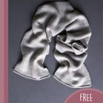 gobelin tunisian crochet scarf || editor