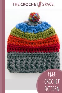 good crocheted striped hat || editor