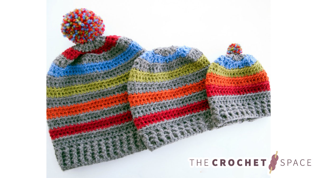 Good Crocheted Striped Hat || thecropchetspace.com