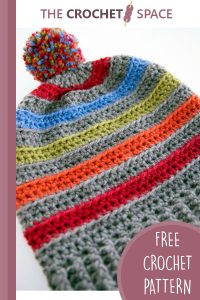 good crocheted striped hat || editor
