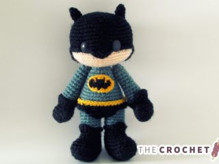 Amigurumi Gotham City Batman || thecrochetspace.com