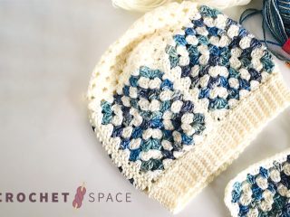 Granny Square Crochet Beanie || thecrochetspace.com