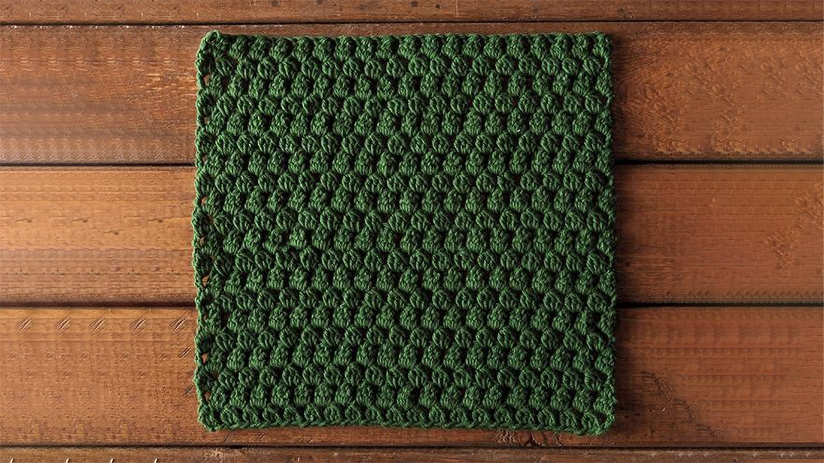 Green Gables Crochet Dishcloth || thecrochetspace.com