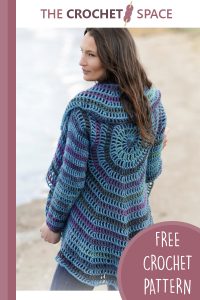 gypsy blue crocheted jacket || editor