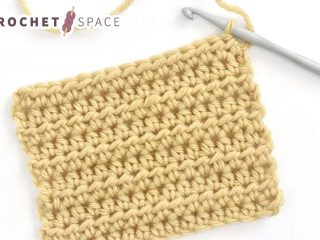 Half Double Crochet Stitch || thecrochetspace.com