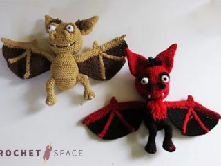 Halloween Mystery Crochet Bat || thecrochetspace.com