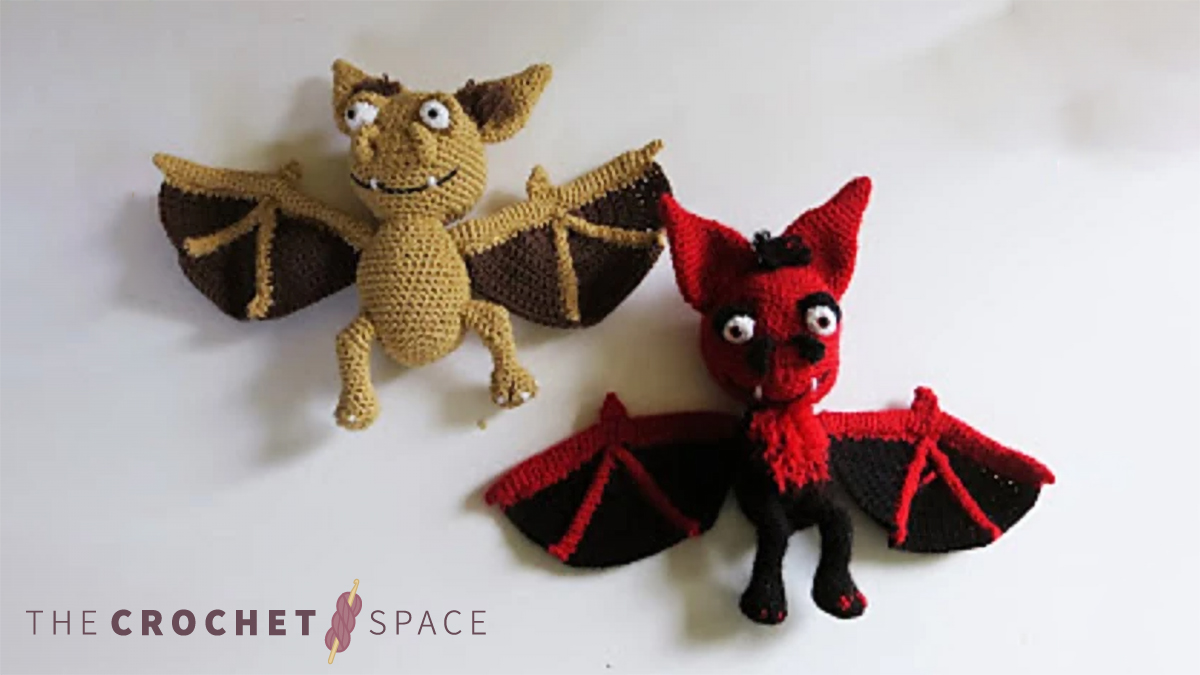 bat crochet plush