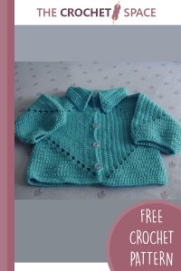 hexagon crocheted baby sweater || editor