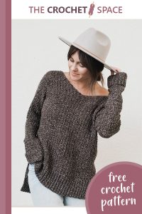 home girl crochet sweater || editor