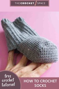 how to crochet socks || editor