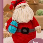 Huggable Crocheted Santa Pillow || thecrochetspace.com