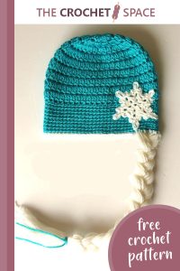 ice queen crocheted hat || editor