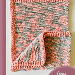 Improv Clouds Speckled Crochet Blanket || thecrochetspace.com